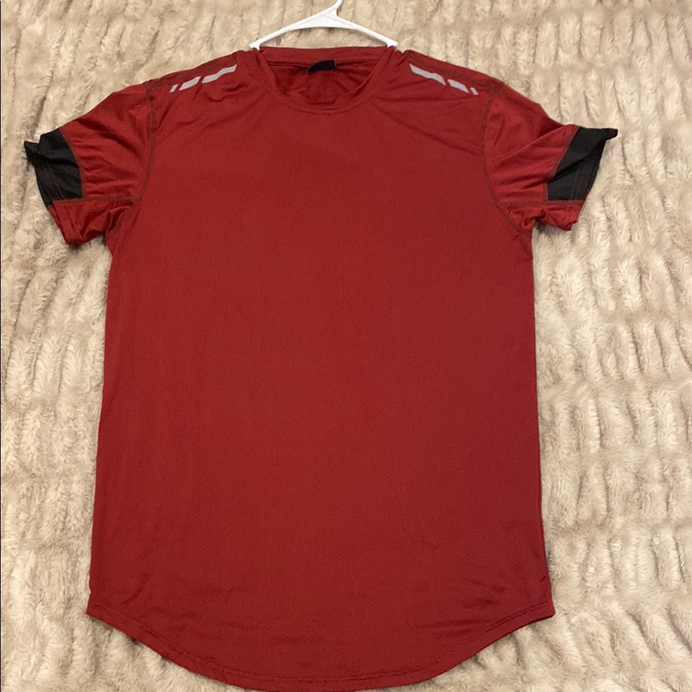 Men's Red Athletic Shirt